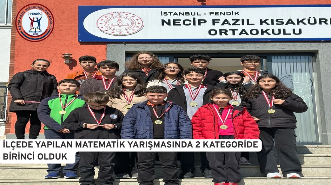 Pendik İlçesinde Yapılan Matematik Yarışmasında 2 Kategoride Birinci Olduk